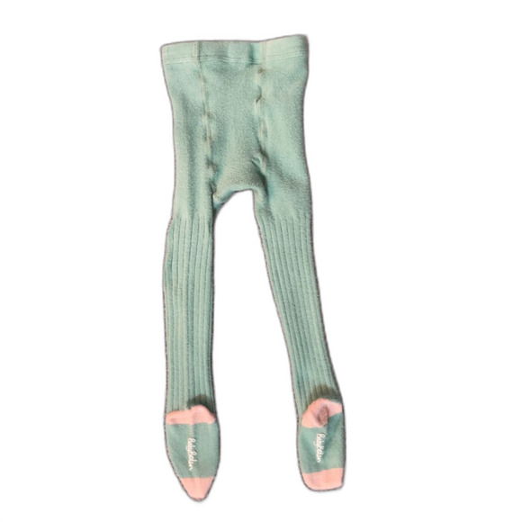 Mini Boden Green Footed Tights 12-18 Months - Picture 1 of 2